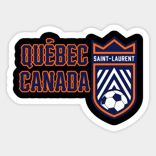 Quebec Cananda Soccer Club Sticker